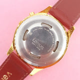 Vintage Gold-tone Mickey Mouse Lorus V52F 0A1B HR2 Watch for Women | 90s Ladies Watch