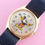 Vintage Gold-tone Mickey Mouse Lorus Y131 1120 R Watch for Women | Vintage Disney Watch