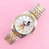 Vintage Two-tone Mickey Mouse Lorus V827 1164 R2 Watch for Women | Disneyland Watch