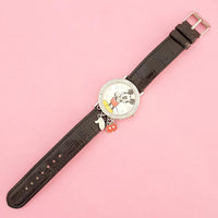 Vintage Silver-tone Mickey Mouse MZB Watch for Women | 90s Character Watch