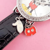 Vintage Silver-tone Mickey Mouse MZB Watch for Women | 90s Character Watch