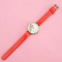 Vintage Silver-tone Christmas Minnie and Mickey Mouse Accutime Watch for Women | Disney Memorabilia