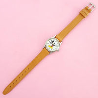 Vintage Silver-tone Mickey Mouse Seiko Watch for Women | Rare Disney Watch