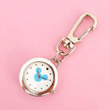 Vintage Silver-tone Mickey Mouse Disney Pocket Watch for Women | Rare Disney Watch