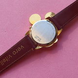 Vintage Gold-tone Mickey Mouse Head Watch for Her | Disney Memorabilia