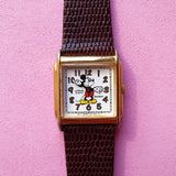Vintage Square Mickey Mouse Watch for Her | Disney Memorabilia