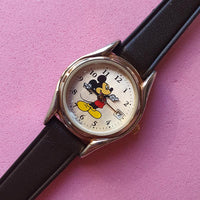 Vintage Silver-tone Elegant Mickey Mouse Watch for Her | Disney Memorabilia