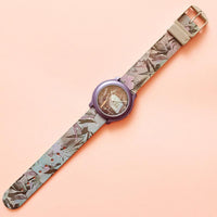 Vintage Purple Floral LIFE by ADEC Watch | Colorful Watches for Her