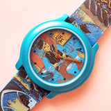 Vintage Ocean Blue LIFE by ADEC Watch | Colorful Ladies Watch