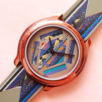 Vintage Geometric LIFE by ADEC Watch | Abstract Citizen Watch