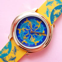 Vintage Colorful Chameleon LIFE by ADEC Watch | Citizen Gold-tone Watch