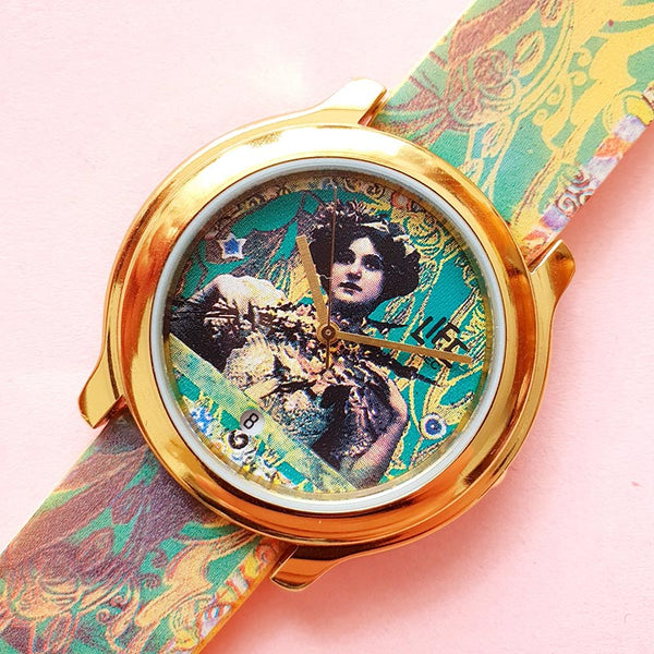 Psychedelic Hipster Adec by Citizen Quartz Watch with Date Window from the  90s | eBay