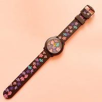 Vintage Floral ADEC by CITIZEN Watch | Black Everyday Watch