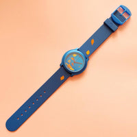 Vintage Blue Autumn ADEC by CITIZEN Watch | Full Blue Watch