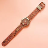 Vintage Abstract Red ADEC by CITIZEN Watch | Ladies Dress Watch