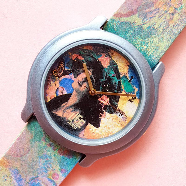 Vintage Colorful ADEC by CITIZEN Watch | Floral Quartz Watch
