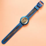 Vintage Blue ADEC by CITIZEN Watch | Abstract Quartz Watch