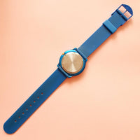 Vintage Blue ADEC by CITIZEN Watch | Abstract Quartz Watch