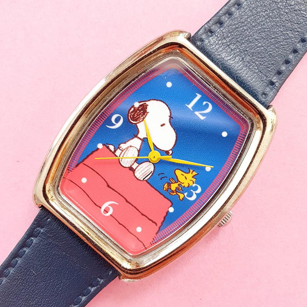 Vintage Snoopy and Woodstock Watch for Her | Fun Quartz Watch