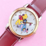 Vintage Disney Winnie and Eeyore Hugging Watch for Her | Two-tone Watch