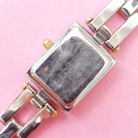 Pre-owned Two-tone Rectangular Fossil Watch for Her | Vintage Designer Watch