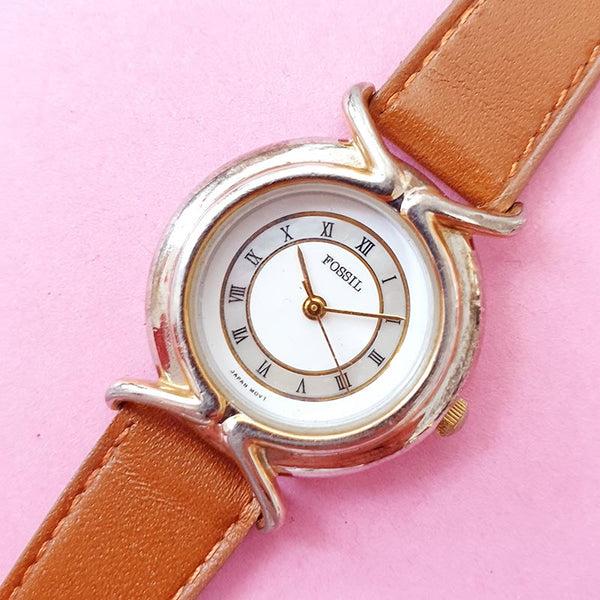 Pre-owned Silver-tone Fossil Watch for Her | Vintage Designer Watch