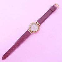 Pre-owned Gold-tone Luxurious Fossil Watch for Her | Vintage Designer Watch