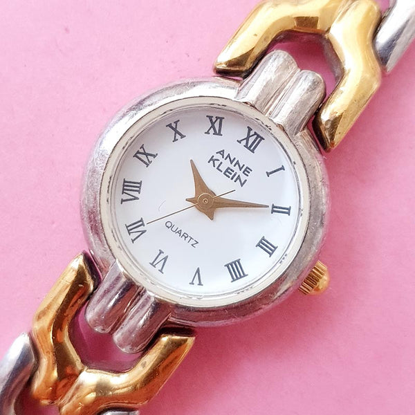 Vintage Two-tone Anne Klein Watch | Office Watch for Her
