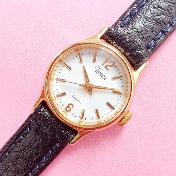 Vintage Gold-tone Luxury Timex Watch for Women | Ladies Timex Watches