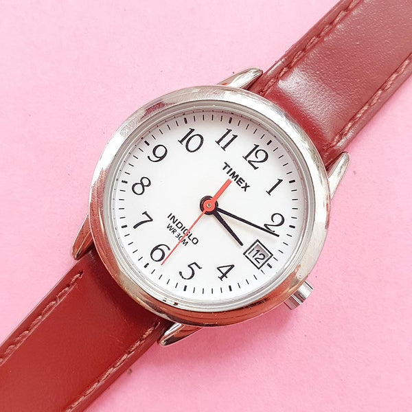 Vintage Silver-tone Classic Timex Watch for Women | Ladies Timex Watches