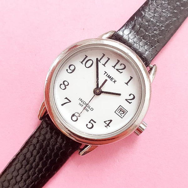 Vintage Silver-tone Daily Timex Watch for Women | Ladies Timex Watches