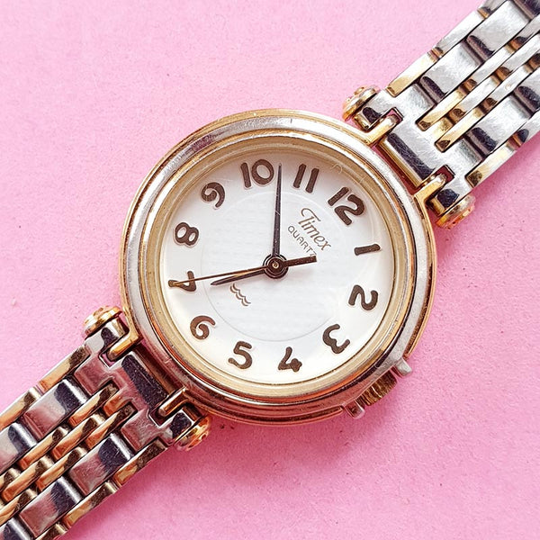 Vintage Two-tone Timex Watch for Women Unique Watches for Her