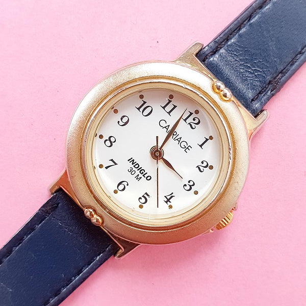 Vintage Office Gold-tone Timex Watch for Women | Unique Watches for Her