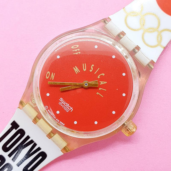 Vintage Swatch TOKYO 1964 SLZ100 Watch for Her | RARE Swatch Gent