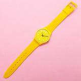 Vintage Swatch LEMON TIME GJ128 Watch for Her | Retro Swatch Watch