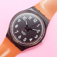Vintage Swatch BLACK SUIT GB247 Watch for Her | Classic Swatch Watch