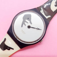 Vintage Swatch HANDS GN166 Watch for Her | Minimalist Swatch Watch