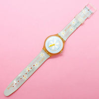 Vintage Swatch FRENCH LOVER STGK100 Watch for Her | Floral Swiss Watch