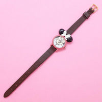 Vintage Minnie Mouse Head-Shaped Women's Watch | 90s Disney Watch