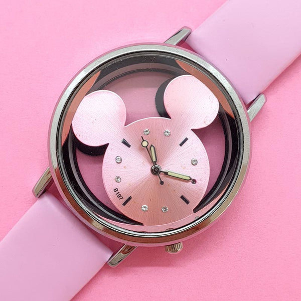 Vintage Transparent Dial Minnie Mouse Women's Watch | 90s Disney Watch