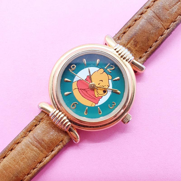 Vintage Disney Winnie the Pooh Watch for Women | Gold-tone Disney Watch