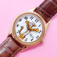 Vintage Disney Tigger Watch for Women | Gold-tone Disney Watch