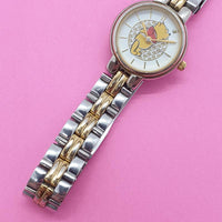 Vintage Disney Winnie the Pooh Ladies Watch | Two-tone Disney Watch