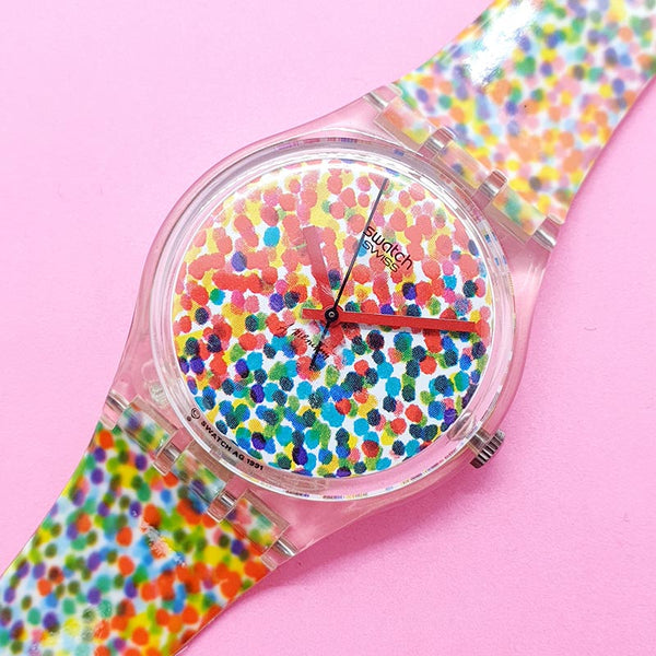Vintage Swatch LOTS OF DOTS GZ121 Watch for Her | Swatch Collector Specials