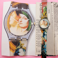 Vintage Swatch Gent THE LADY & THE MIRROR GN170 Women's Watch with Box