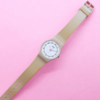 Vintage Swatch BEIGE ARABIC GT102 Watch for Her | Swatch Lady