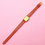 Pre-owned Rectangular Seiko Women's Watch | Gold-tone Ladies Watch