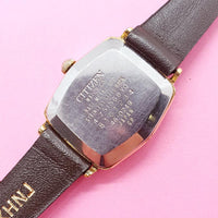 Pre-owned Gold-tone Citizen Women's Watch |  Black Dial Wristwatch