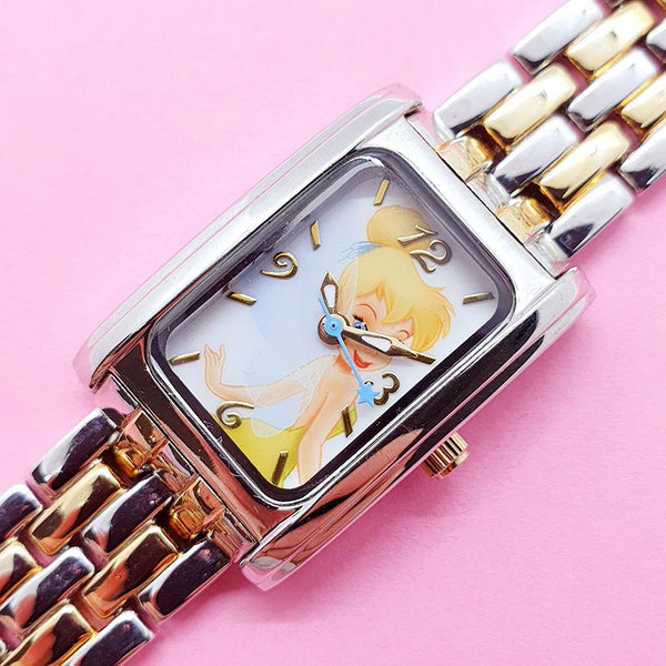 Vintage Disney Tinker Bell Ladies Watch | Two-tone Wristwatch