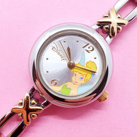 Vintage Disney Tinker Bell Ladies Watch | Two-tone Disney Watch